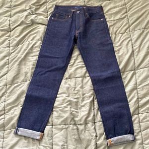 Levi’s 511 Made and Crafted Japanese Selvedge Jean 28x32 NWOT